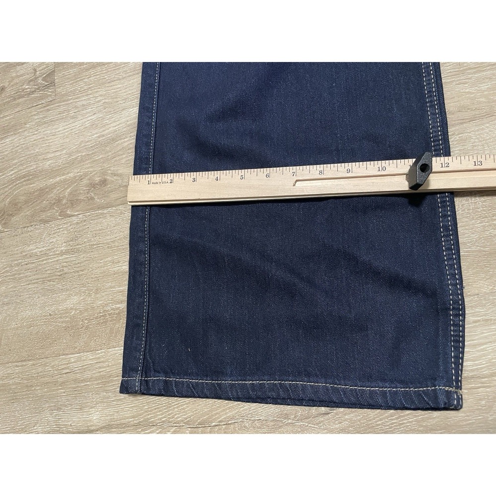NWT Scoop Relaxed Low Slung Wide Leg Jeans Size 4 Dark Wash Festival Y2K - Picture 9 of 9